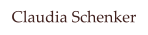 Claudia Schenker